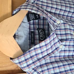 Chaps easy care button down Shirt Mens Size Large